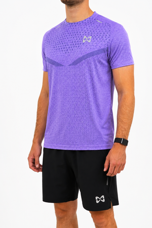 MOTIV8E Performance Tee - Violet purple