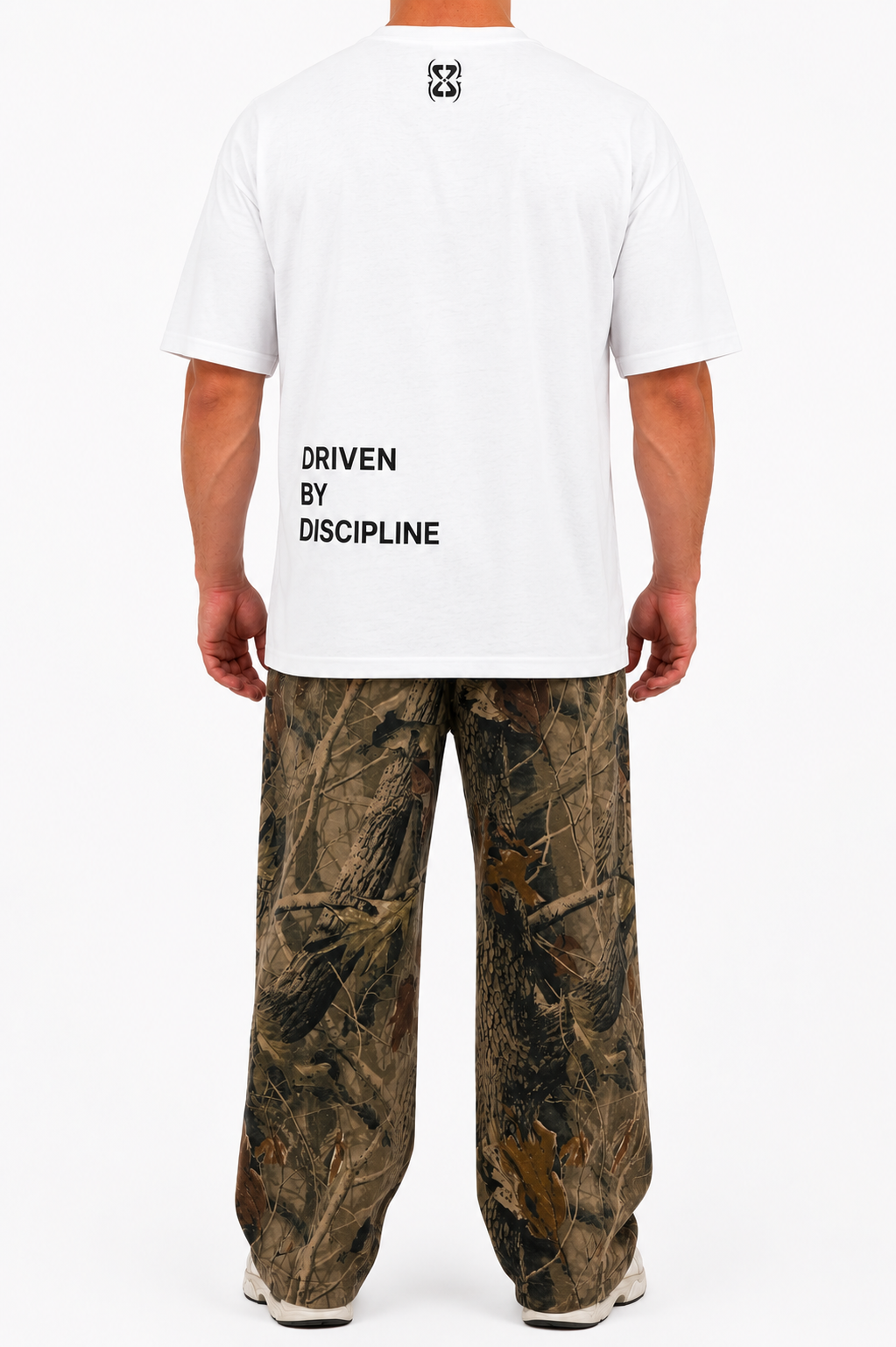 MOTIV8E Hybrid Tee - White UNISEX